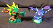 Skylanders Spyro's Adventure Figures Camo & Cynder 2011 Activision
