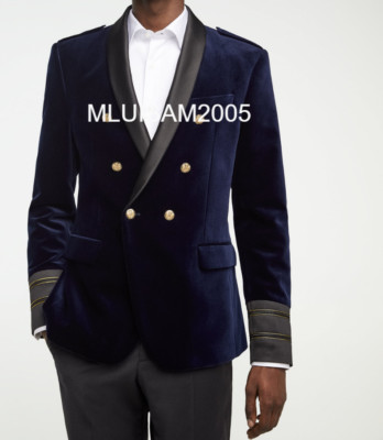 zara blazer navy