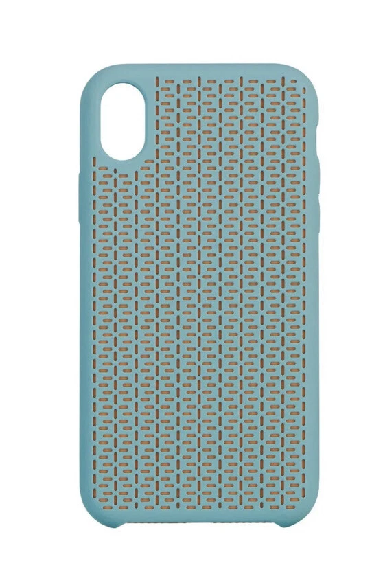 Blackweb IPhone XR Sky Blue Soft Touch Silicone Phone Case New - Image 3 of 4