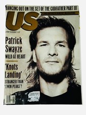 Patrick Swayze COLLECTORS ITEM US Weekly Magazine November 12, 1990 Issue 141 Patrick Swayze COLLECTORS ITEM US Weekly Magazine November 12, 1990 Issue 141