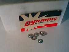 1/24 Dynamic #740 set of 8 1/8" slot car axle or pickup retainers NOS LOOSE LY