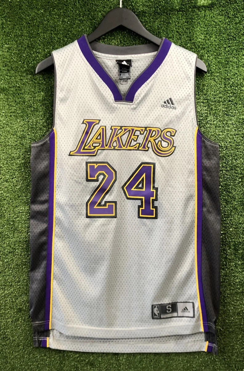 Authentic Adidas Los Angeles Lakers Kobe Bryant Jersey Men S Gray Swingman  Sewn