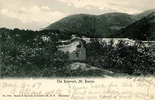 The Reservoir, Mt. Beacon, Beacon, New York Postcard Copy