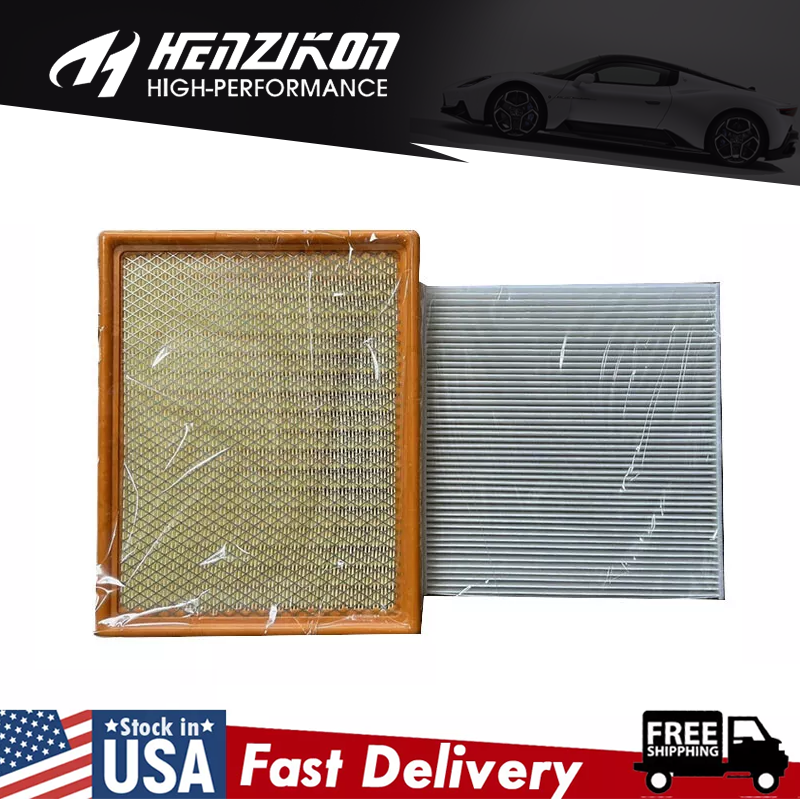 FOR Chevrolet Chevy Silverado 1500 2500 3500 Combo Set Engine & Cabin Air Filter