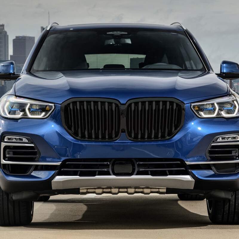 Black For BMW G05 X5 2019 2020 2021-2023 front bumper lower air
