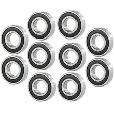10 Pcs Premium 6005 2RS ABEC3 Rubber Sealed Deep Groove Ball Bearing 25x47x12mm