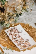 WEDDING EVENT VENUE TABLEWARE DÉCOR GLASS CHARGER PLATES VARIOUS DESIGNS XMAS