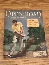 Vintage Open Road Magazine September 1952 Man Cave Reading Material