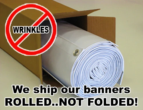 3' x 8' COMMERCIAL GRADE Full Color Custom Banner 13oz Vinyl - NDA S&H image 2