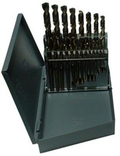 1/16-3/8 x64ths 21 Piece HSS Jobber Length Drill Bit Set