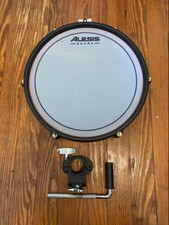 Red Alesis 12" Mesh Drum Pad Used w/Clamp Crimson SE Dual Zone Snare Tom