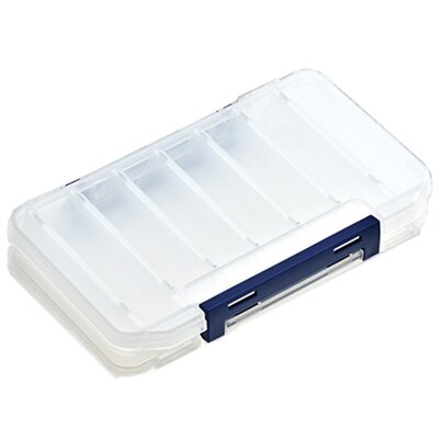 MEIHO Reversible Tackle Box #100 clear 200x126x36mm Angelzubehör NEU