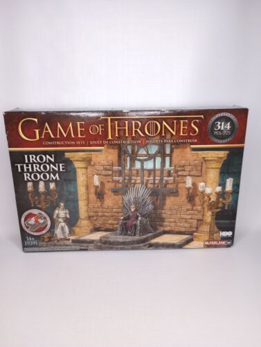 Game Of Thrones Iron Throne Room Set #19391 314pcs McFarlane Toys Open Box
