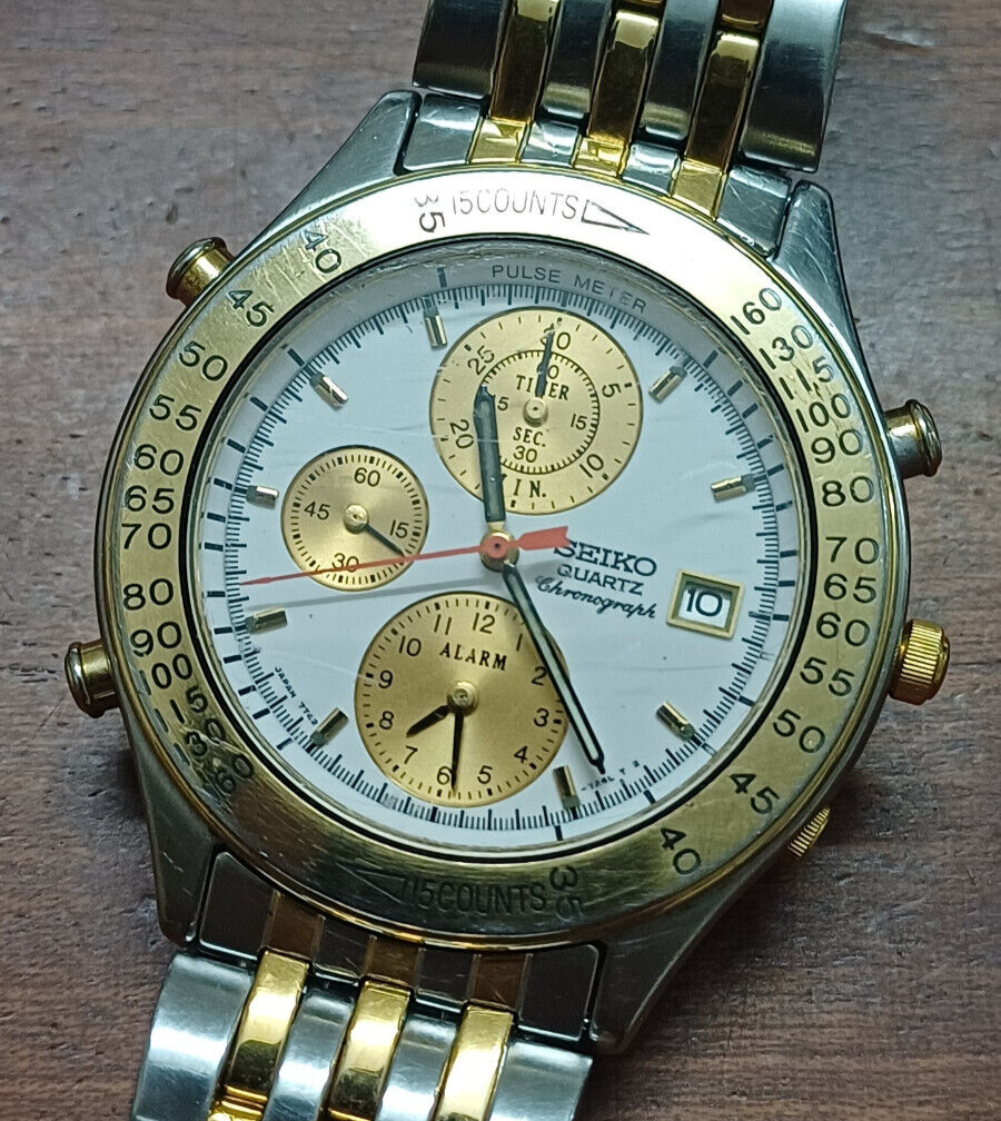 SEIKO セイコー 腕時計　クロノグラフ　7T42-7A40 SEIKO セイコー 腕時計 クロノグラフ 7T42-7A40 Yahoo