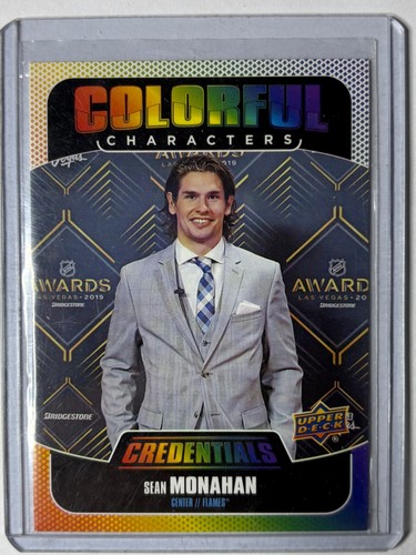 2019-20 Upper Deck Credentials Colorful Characters #CC-5 Sean Monahan - 第 1/2 張圖片