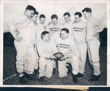 1943 East All Star Squad had 9 College Football Captains in Workout Press Photo