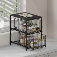 Scaffale Portaspezie - Organizer da Cucina - Scaffale da Cucina,Cassetto Scorrev