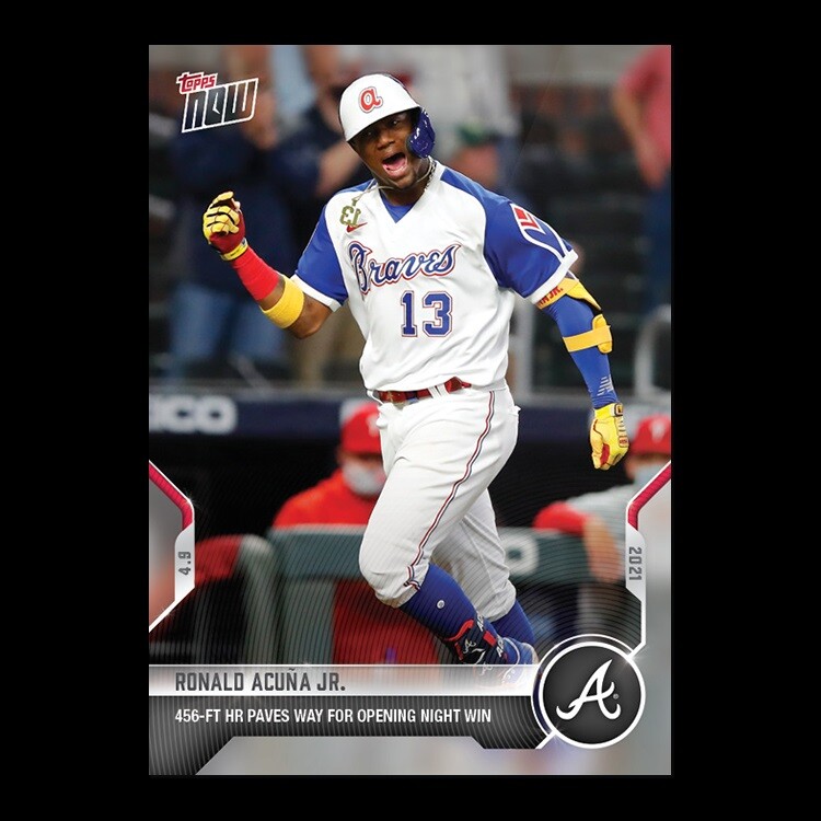 TOPPS ロナルド アクーニャ ジュニア JAPAN EDITION 2021 2021 Topps Japan Edition #50 Ronald Acuña Jr. | eBay