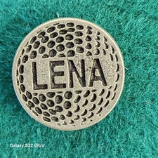 Personalized Metal Golf Ball Marker for Lena