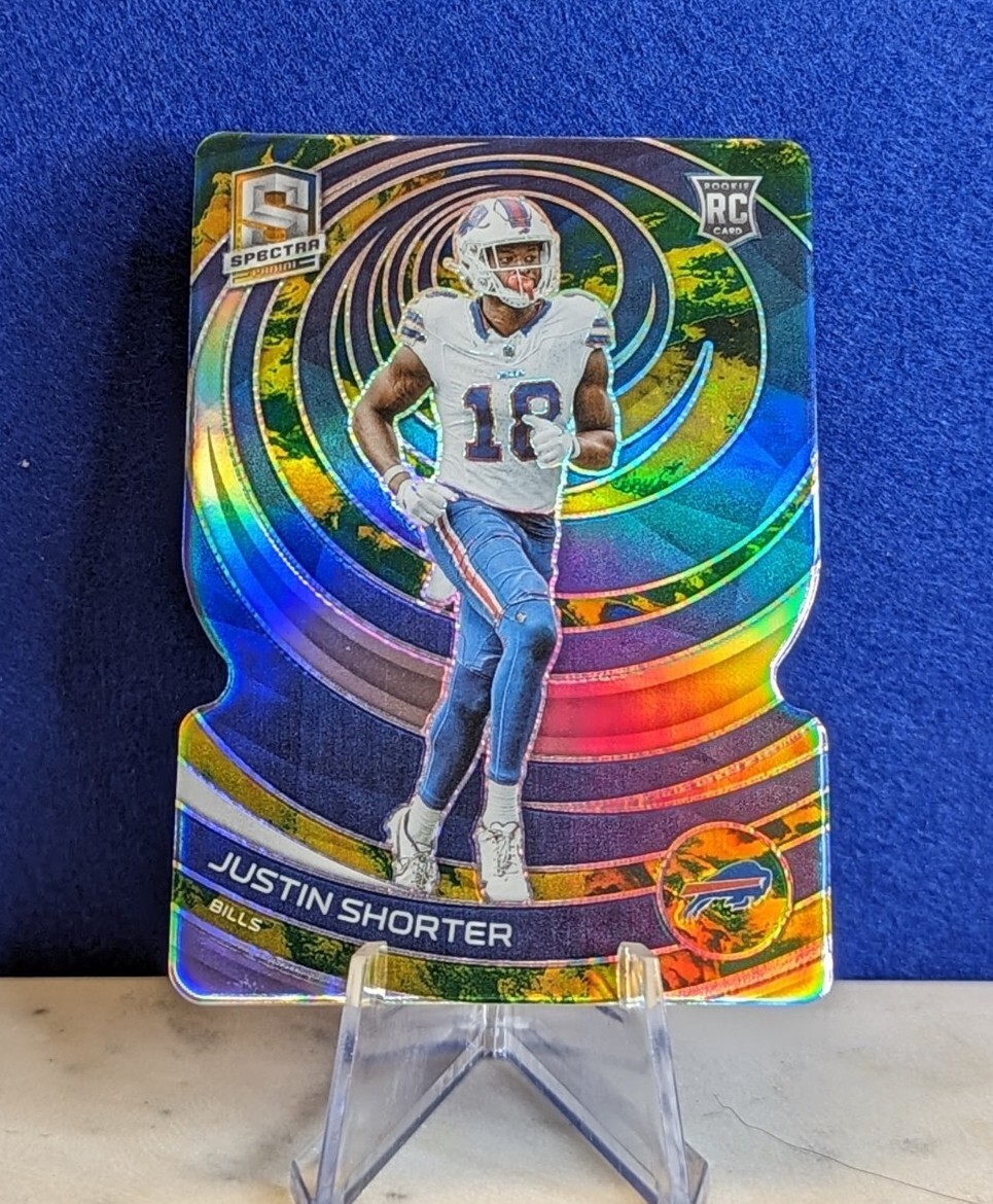 2023 Panini Spectra Justin Shorter RC Universal DieCut /10 Buffalo