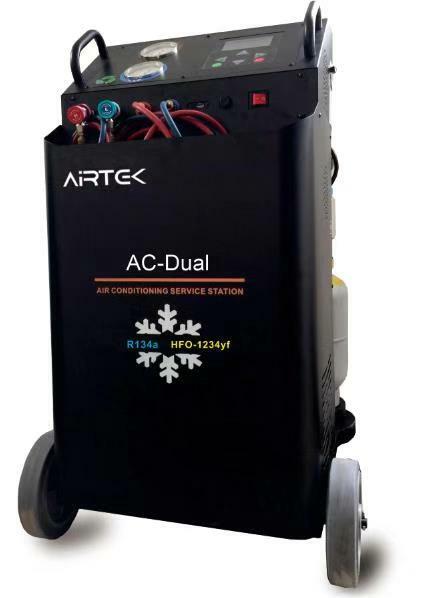 Fully Automatic R-134A & 1234YF Recovery Recycle & Recharge DUAL