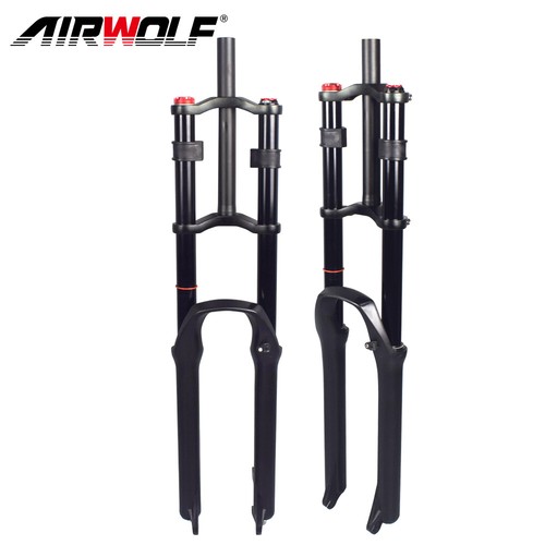 29er MTB Air Suspension Fork Mountain Downhill Bike Forks 1-1/8\