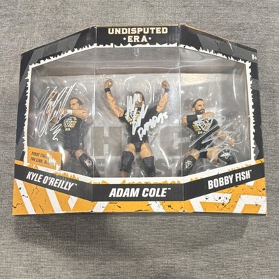 Mattel WWE Elite Collection Signed Action Figures Kyle O'Reilly Adam Cole Bobby 
