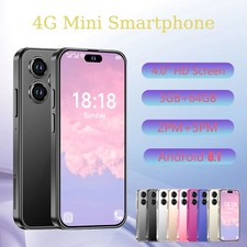 Compact 4G Android Mini Smartphone with Dual SIM Face ID Technology
