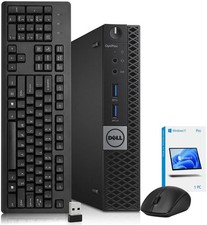 Dell Optiplex 7040 Desktop Tiny Intel i7-6700T 32GB RAM 512GB SSD Display Port