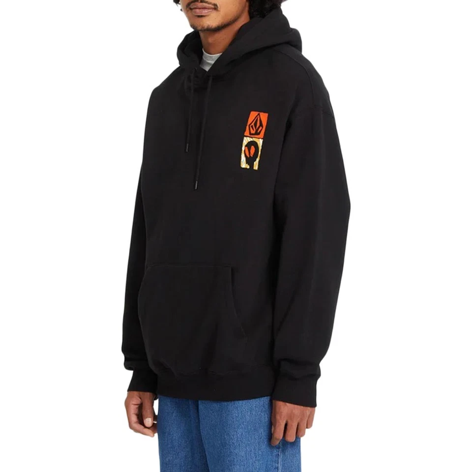 Volcom Gonyvaders Pullover Hoodie - Black - Image 3 of 4