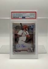 2020 Bowman Draft Chrome Alec Burleson #CDA-AB 1st Bowman AUTO PSA 10 GEM MINT
