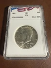 1964 Kennedy Silver Half Dollar 50c US Coin 90% Silver Uncirculated In Slab