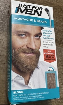 Just For Men Mustache & Beard Brush-In Hair Color M-10/15 Blond