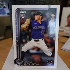 2025 Topps Update Series Baseball US124 Ryan Rolison, Colorado Rockies RC