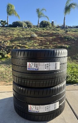 Set of TWO BRAND NEW 345/25ZR21 (104Y) Michelin Pilot Sport 4S ZP