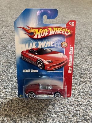 2008 Hot Wheels Web Trading Cars 2/24 MX48 Turbo Red Variant 3spk Wheel