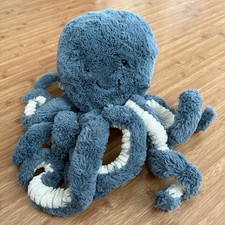 Jellycat Storm Octopus Plush Large Teal Blue Soft Toy Collectible Retired