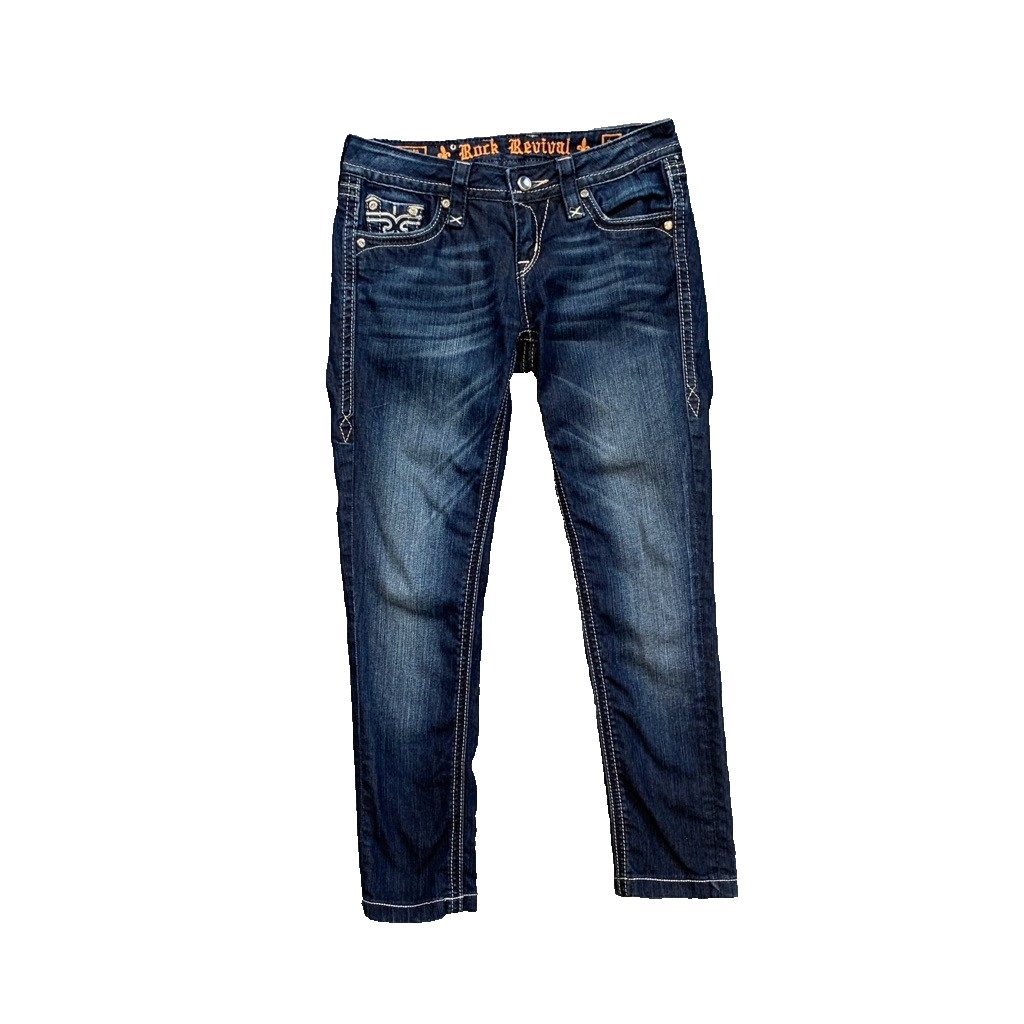 Rock Revival Jeans Women 26 Denim Sora Skinny Low Rise Stretch