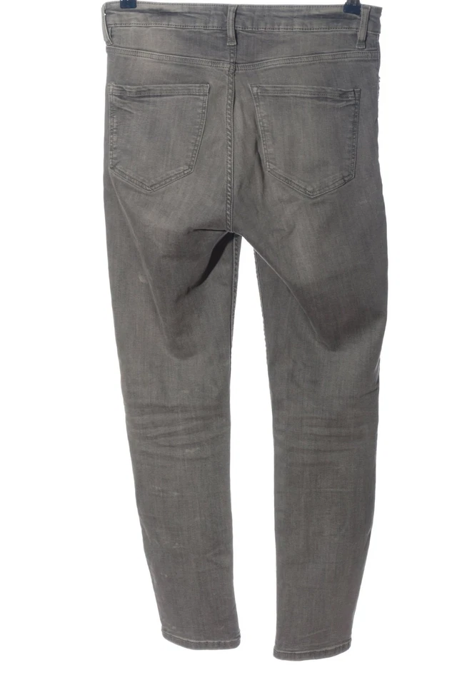 MANGO Vaquero pitillo Mujeres Vaquero Talla EU 38 gris claro look casual - Imagen 2 de 4