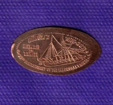 HAWAII Hōkūleʻa 35TH ANNIVERSARY Elongated Pressed Copper Penny
