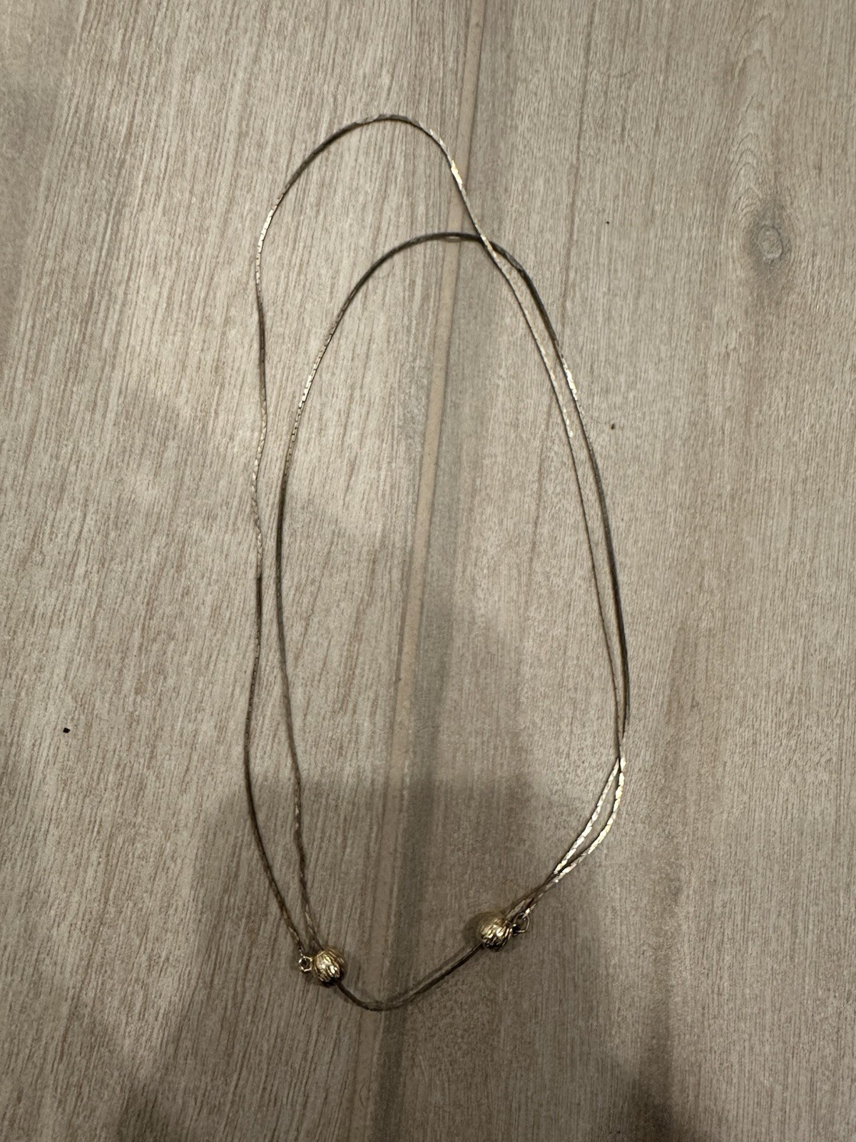 Adjustable Sterling Silver Necklace