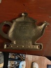 Vintage KEY HOLDER WALL  HANG PLATZGRAFF COPPER TEAPOT KEYS-MARKED RARE ESTATE — photo 3