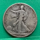 1921-S Walking Liberty Silver Half Dollar - Free Shipping in USA