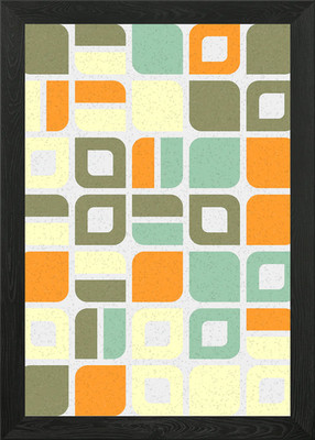 Geometrisches Muster gerahmtes Wandbild Poster Leinwanddruck Bild