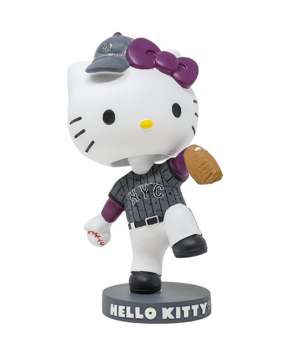 NY Mets Hello Kitty Bobblehead SGA 2025 City Connect Japan Lmtd