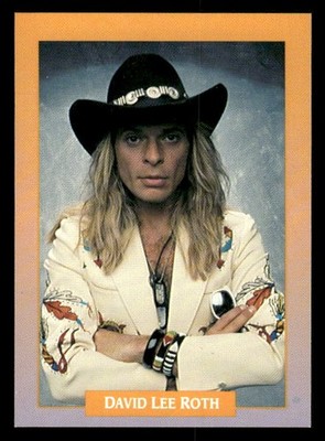 David Lee Roth 1991 Brockum Rock Cards #220 ESE