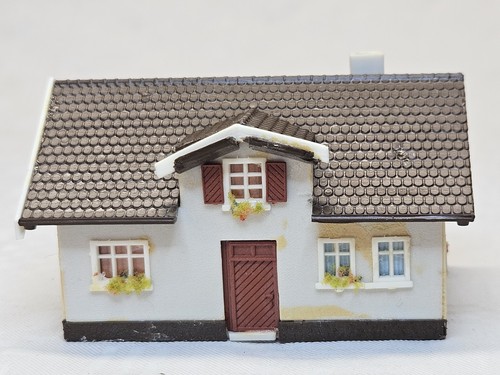 VOLLMER 12112 escala N CASA DE ASENTAMIENTO terminada de construir COLECCIONISTA VINTAGE MODELISMO FERROVIARIO  | Zustand: Gebraucht