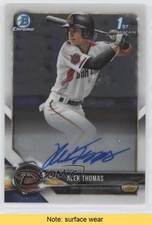 2018 Bowman Draft Chrome Draft Pick Auto Alek Thomas #CDA-AT Auto READ v9t