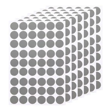 7 PCS Self-Adhesive Screw Hole Stickers 0.83" Grey Screw Hole Cover