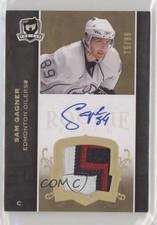 2007-08 Upper Deck The Cup Rookie Gold 75/89 Sam Gagner #186 Patch Auto 0u8p